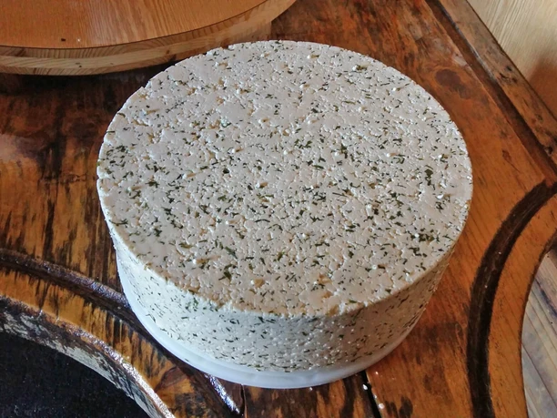 Der feiner Kräuterfrischkäse von der Alp Krebs