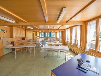 Bright seminar room with good electronic equipment