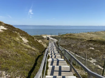 Holztreppe an der Hörnumer Nehrung