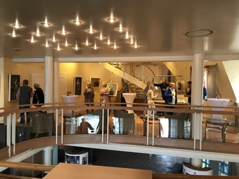 Eine Vernissage in der Galerie im Kaamp-Hüs