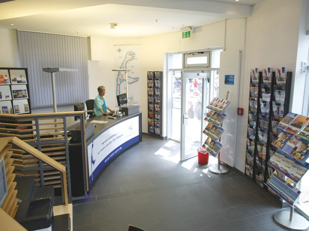 Innenansicht des Info-Centers