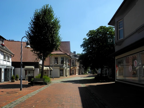 Brückenort Bramsche | Blick Richtung Kreisverkehr