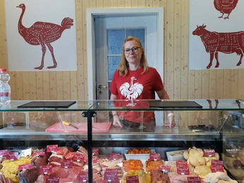 Straußenhof Dithmarschen: Frischetheke