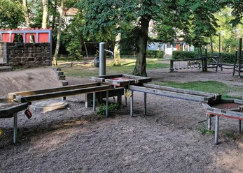 Abenteuerspielplatz Schlosspark wasser
