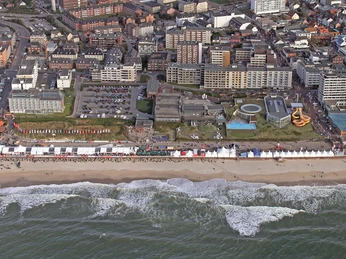 Hauptstrand von oben