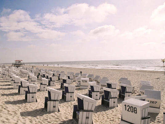 Hauptstrand mit Strandkörben