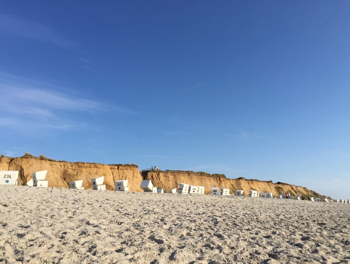 Hundestrand an der Sturmhaube in Kampen