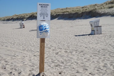 Nackedei-Beach in Kampen
