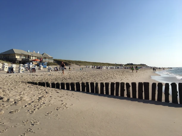 Textilstrand am Kaamps7 in Kampen