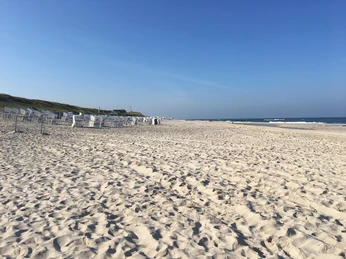 Textilstrand am Kaamps7 in Kampen