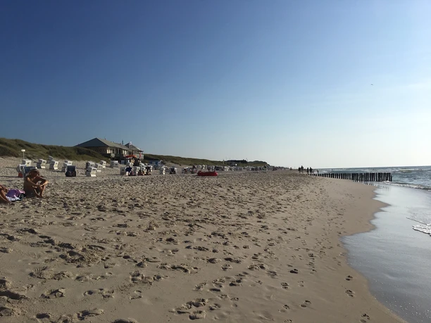 Textilstrand am Kaamps7 in Kampen