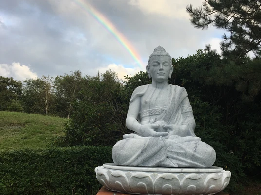 Ein Buddha in Kampen