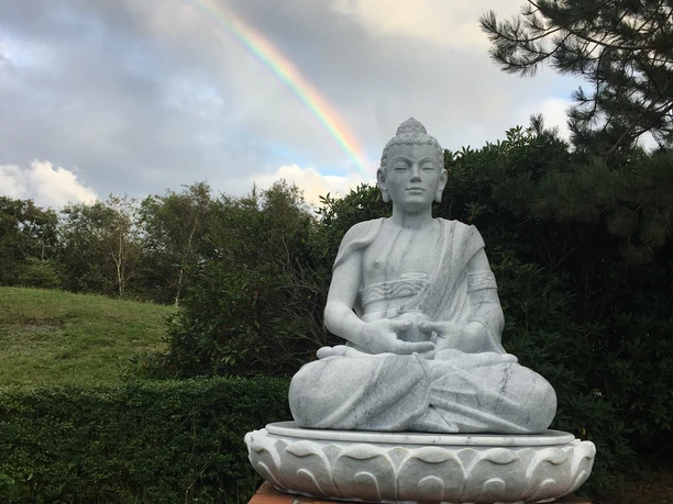 Ein Buddha in Kampen