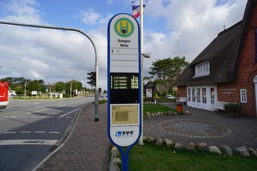 Bushaltestelle Kampen Mitte
