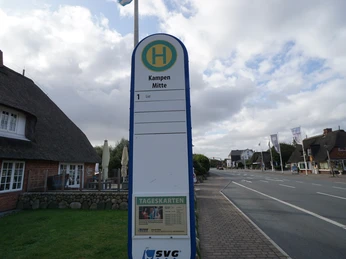 Bushaltestelle Kampen Mitte