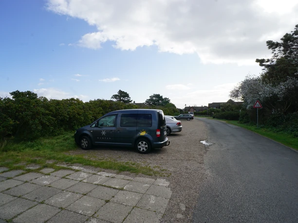 Parkplatz am Campingplatz