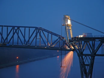 Eisenbahnbrücke Hochdonn