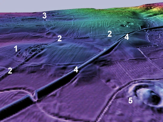 Wegfächer der Lübschen Trade
