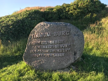 Stein am Rande der Tinnumburg