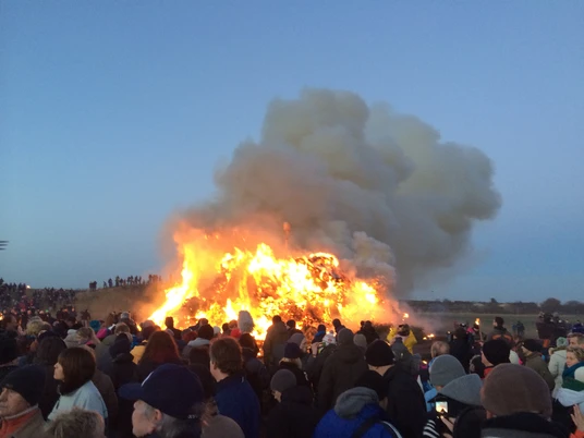 Biikebrennen in Tinnum