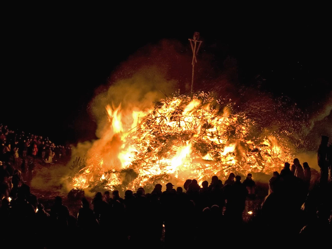 Biikebrennen in Westerland