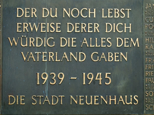 Gedenkentafel_Neuenhaus Gedenkentafel Neuenhaus