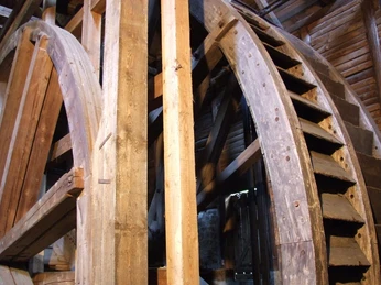 Kehrrad in der Grube Samson