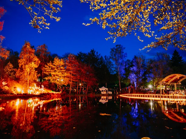 Mystische Beleuchtung der Walpurgisnacht