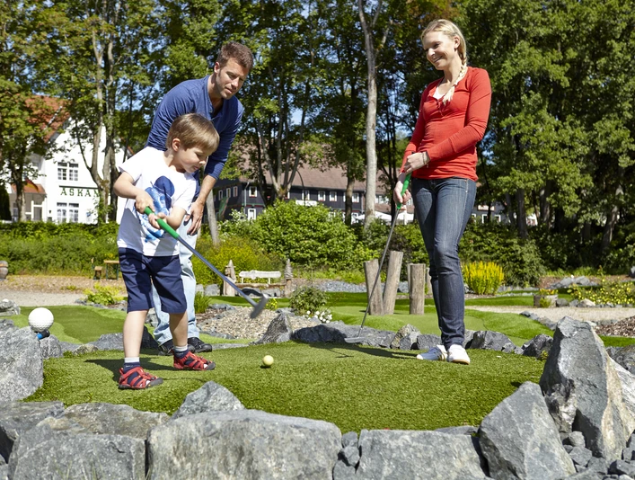 Minigolf im Adventure Park