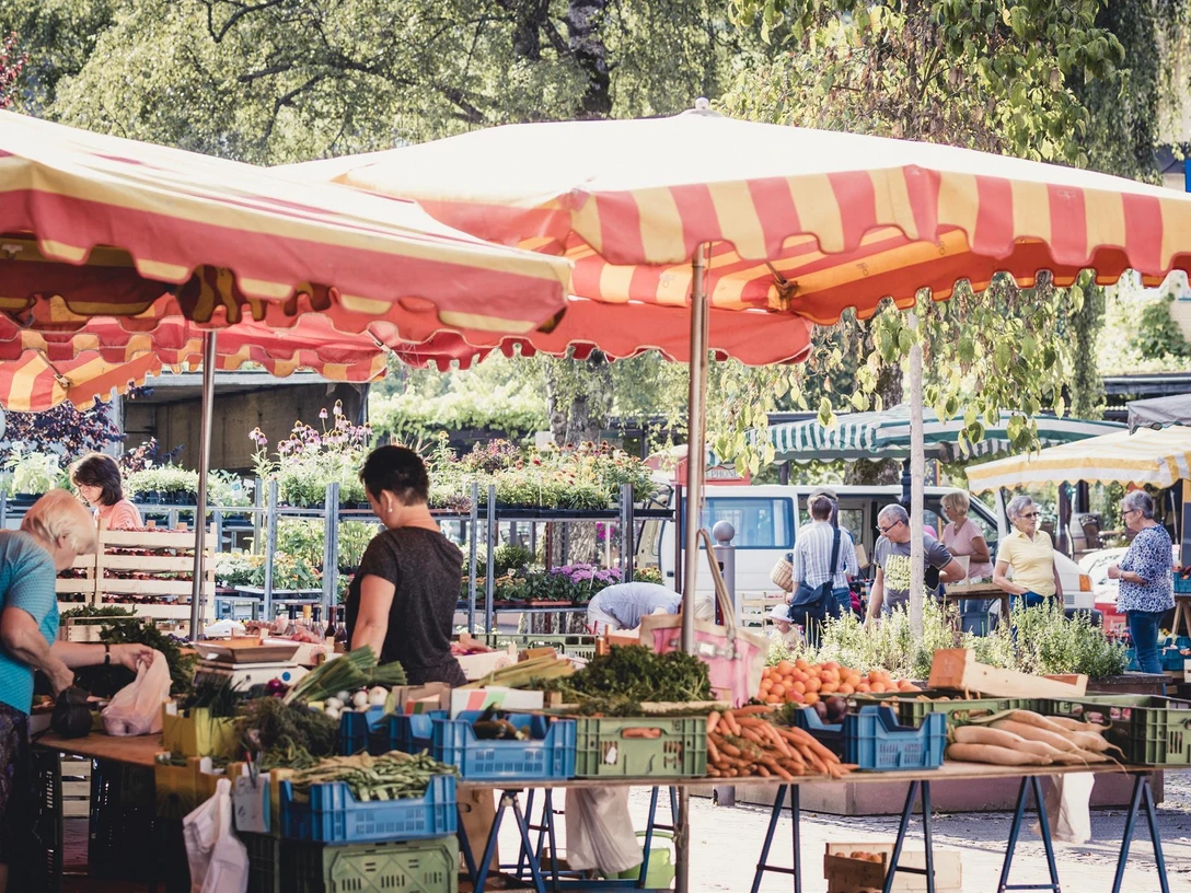 Wochenmarkt am Samstag