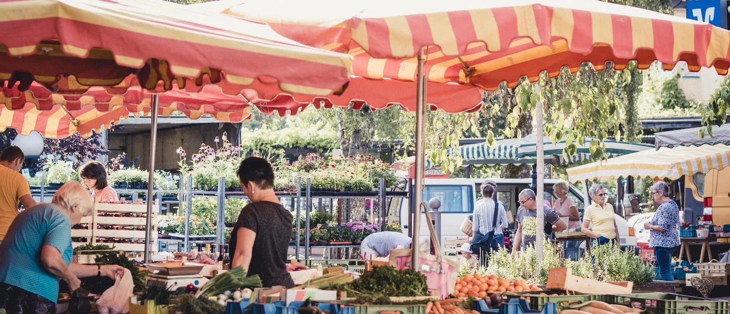 Wochenmarkt am Samstag