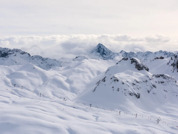 Melchsee-Frutt Winter Bonistock Aussicht Erzegg Lift