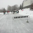 Eisstockschießen auf Natureisfläche