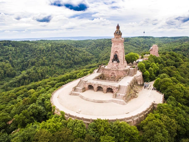 Kyffhäuser-Denkmal Luftaufnahme