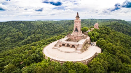 Kyffhäuser-Denkmal Luftaufnahme Kyffhäuser-Denkmal Luftaufnahme