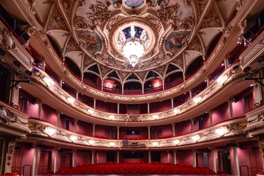 Interior view of the Great House of the Oldenburg State Theater