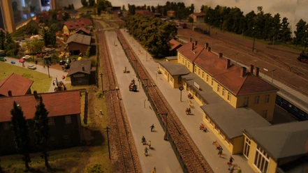 Modell des Bahnhofs Vienenburg