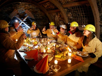 Rabensteiner Stollen Essen unter Tage