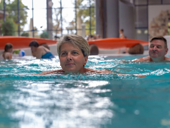 Schwimmen in der Kyffhäuser Therme