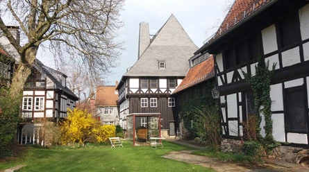 Rückseitige Ansicht des Mönchehaus Museums