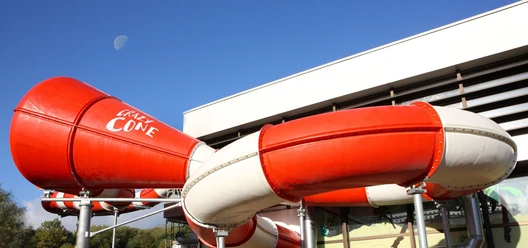 Crazy Cone Wasserrutsche in der Sehusa-Wasserwelt