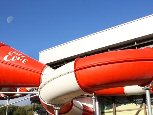 Crazy Cone Wasserrutsche in der Sehusa-Wasserwelt