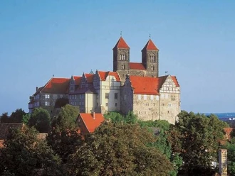 Schlossberg mit Stiftskirche Quedlinburg