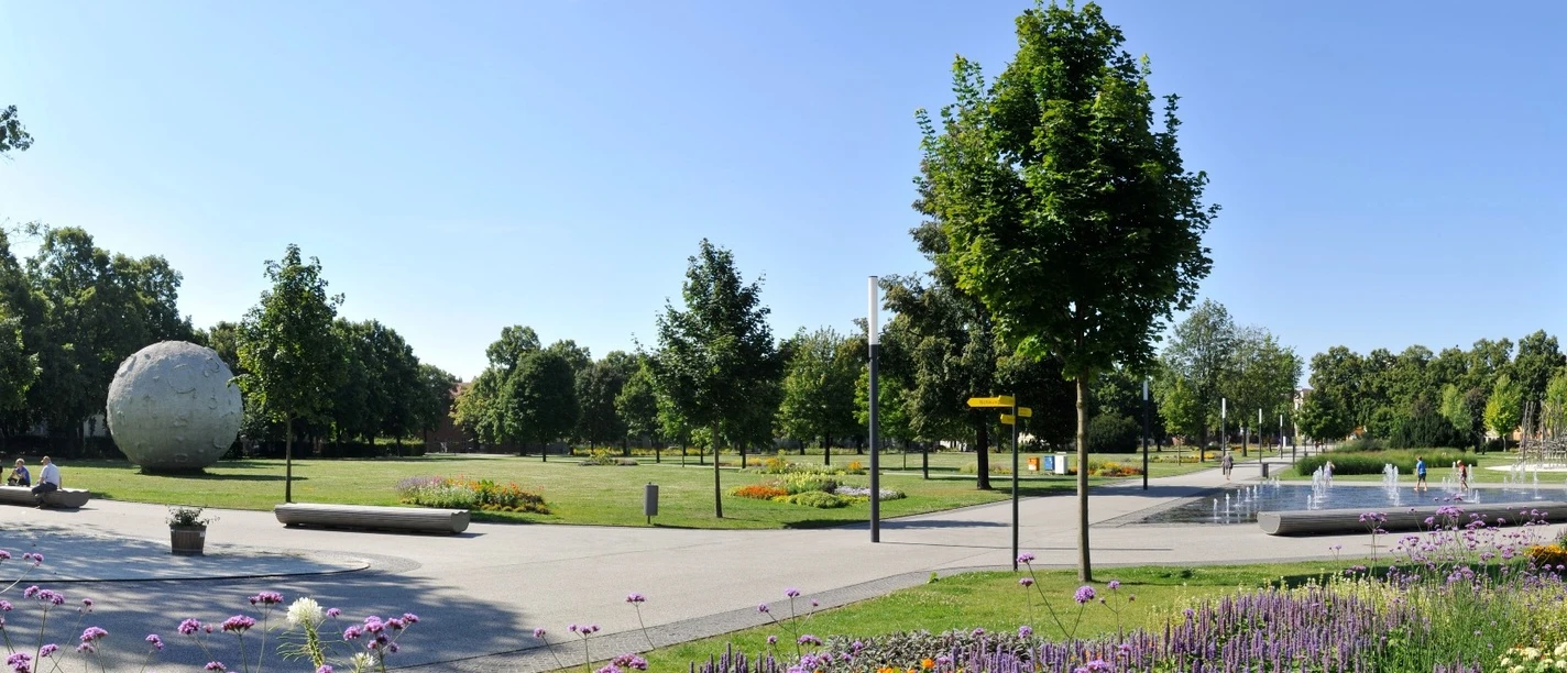 Parkanlage Herrenbreite in Aschersleben.