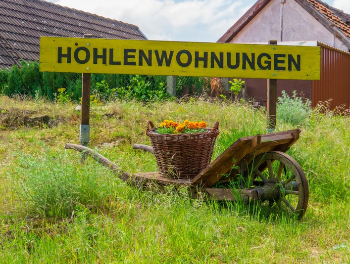 Halberstadt Höhlenwohnungen Langenstein Eingang Schäferberg