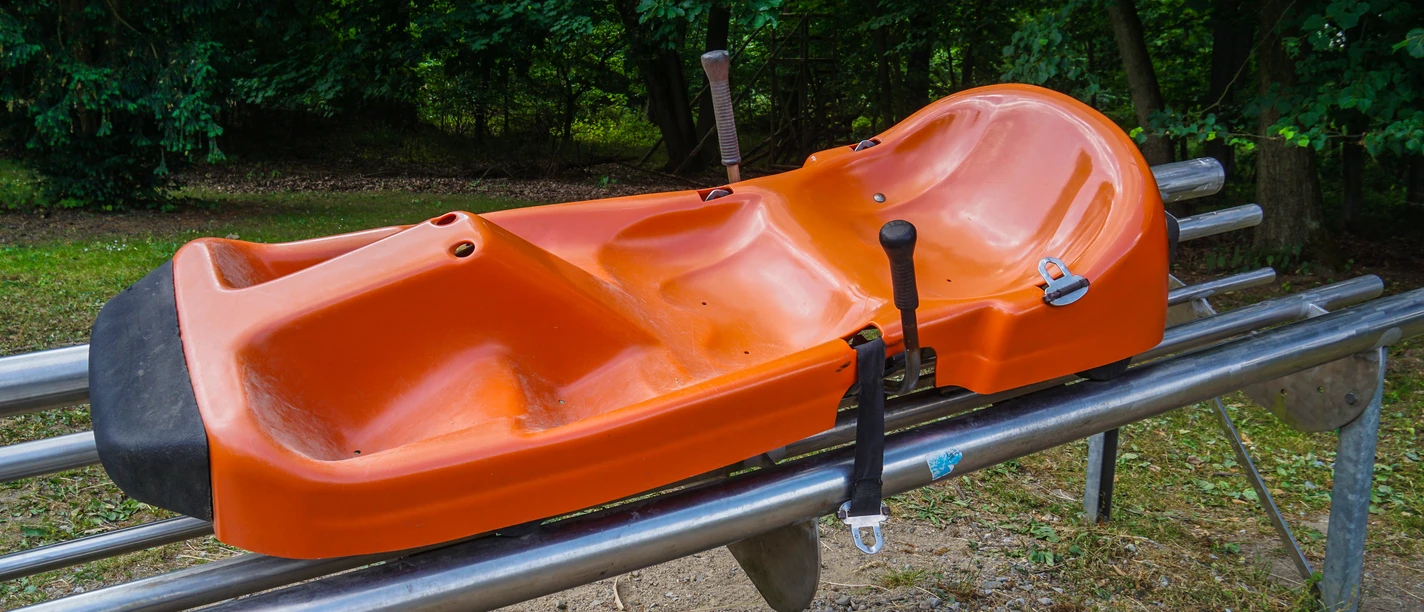 Rodelbahn - Schlitten