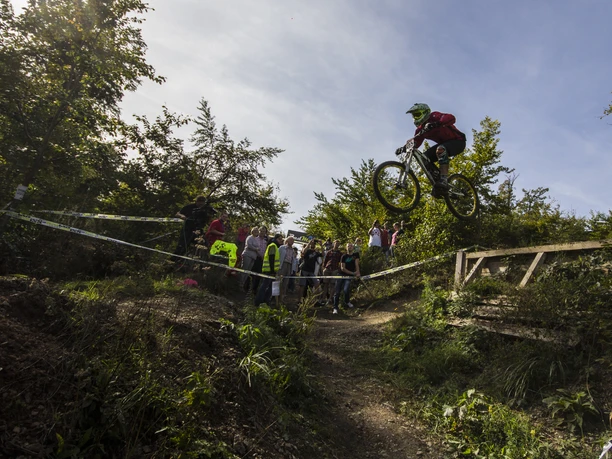 Bikepark Bodetal Sprunghinderniss