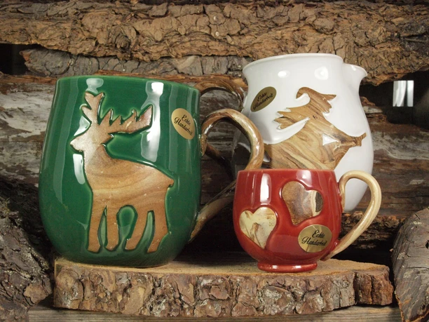 Harz Keramik - Tassen und Krug