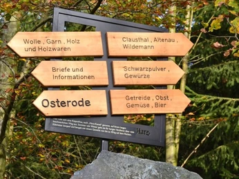 Harzer-Hexen-Stieg-Erlebnisinsel-Osterode-Wegweiser