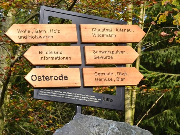 Harzer-Hexen-Stieg-Erlebnisinsel-Osterode-Wegweiser